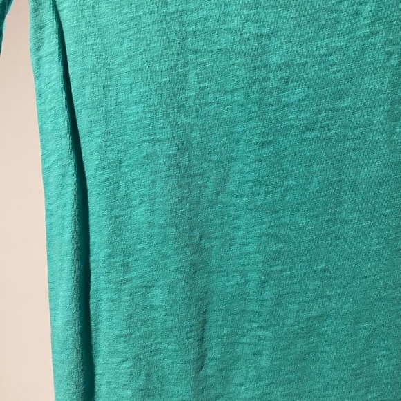 J Crew Long-sleeve Artist T. Size Medium Green - Picture 3 of 3
